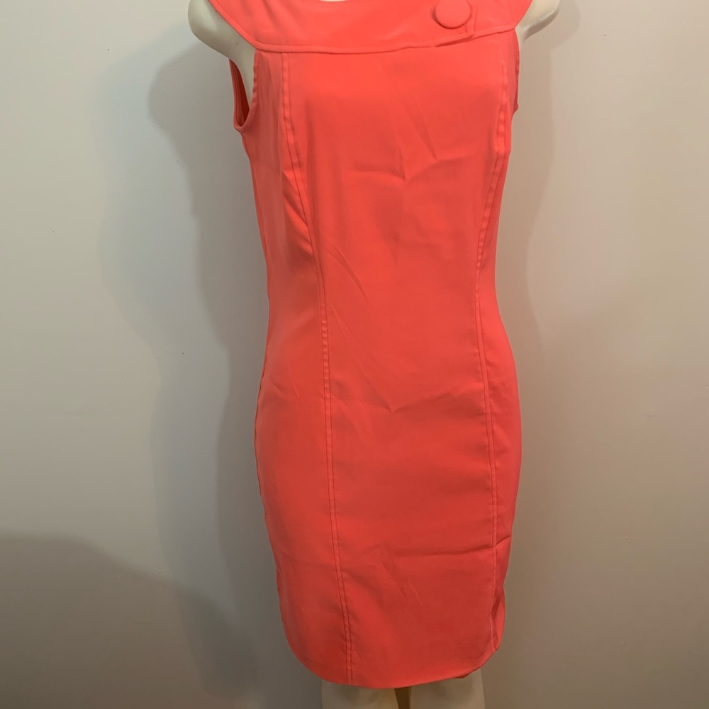 Coral spring dress